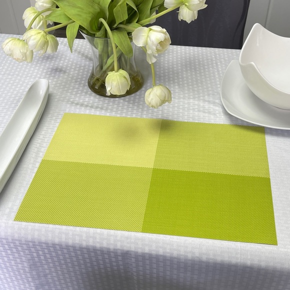 *GEFEII Deluxe PVC Woven Vinyl Non-Slip Table Mats - Picture 9 of 10